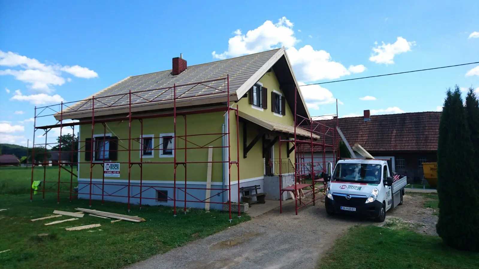 Dachsanierung - Verstärken einer bestehenden Dachkonstruktion